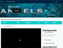 Tablet Screenshot of erfurt-angels.de